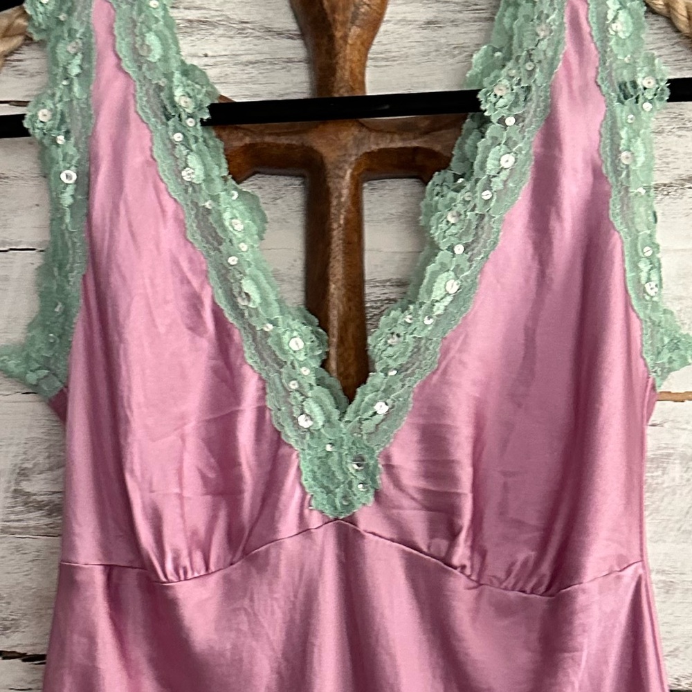 VTG Very Rare Gold Hawk Silk Camisole - Picture 8 of 9